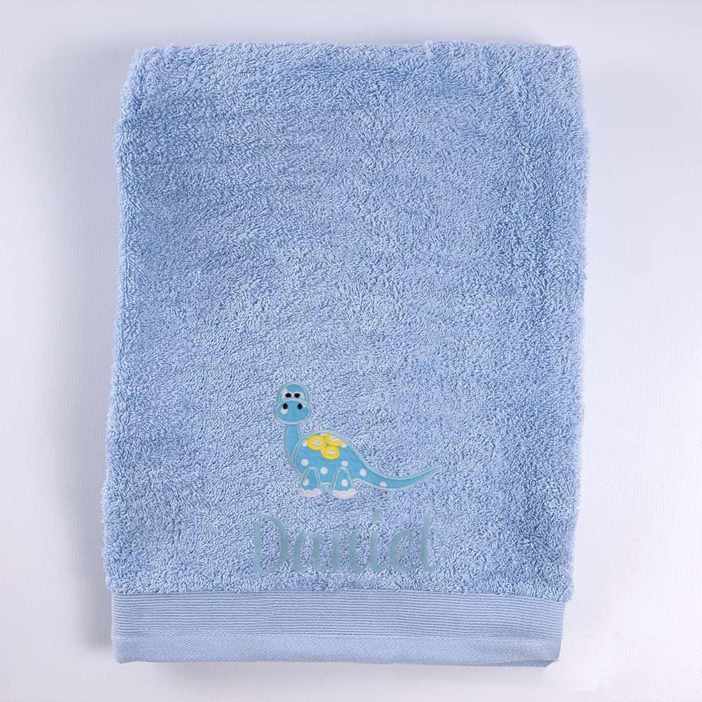 Toalla Personalizada Infantil Dinosaurios Nanetes