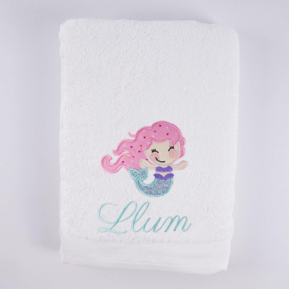 Toallas Personalizadas Bordado Sirena Nanetes - Nanetes #