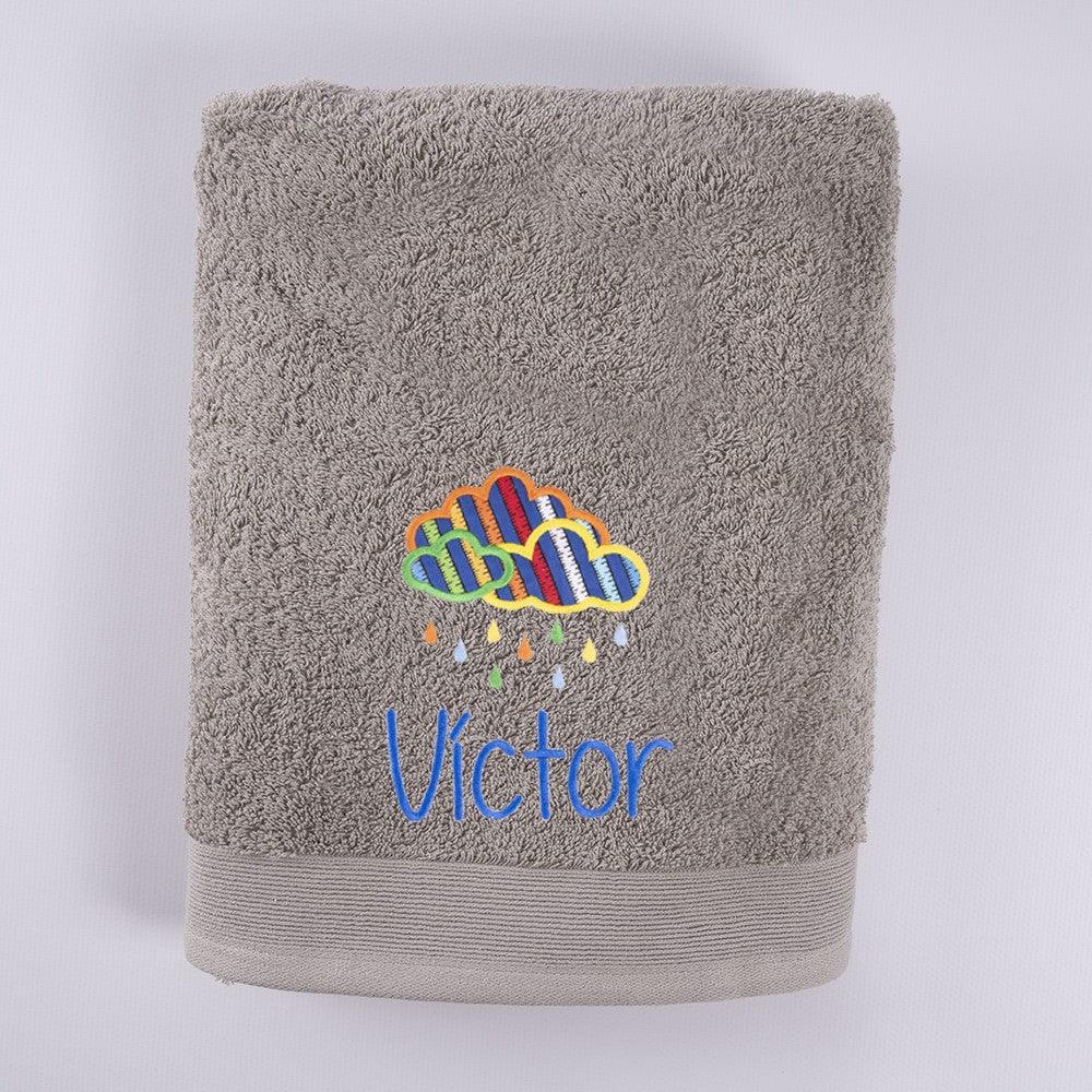 Toallas Personalizadas Bordada Nube de Colores Nanetes - Nanetes #