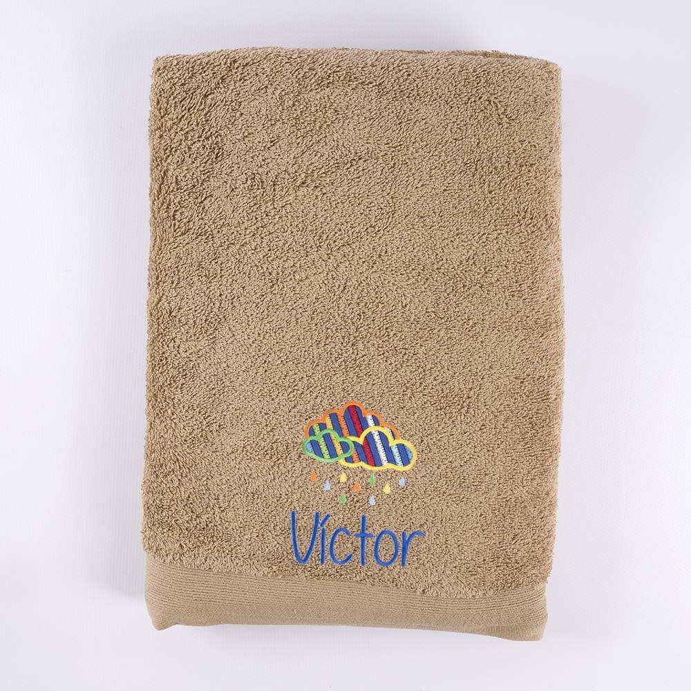 Toallas Personalizadas Bordada Nube de Colores Nanetes