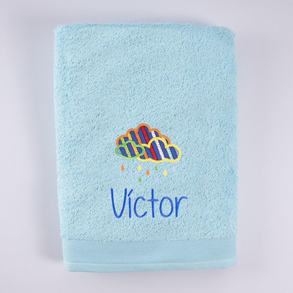 Toallas Personalizadas Bordada Nube de Colores Nanetes - Nanetes #