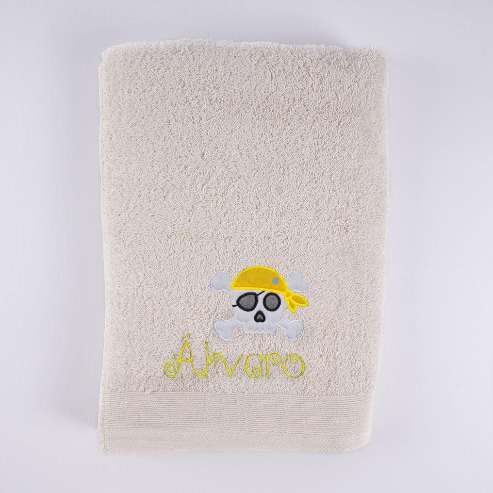 Toallas Personalizadas Niños Bordado Piratas Nanetes - Nanetes #