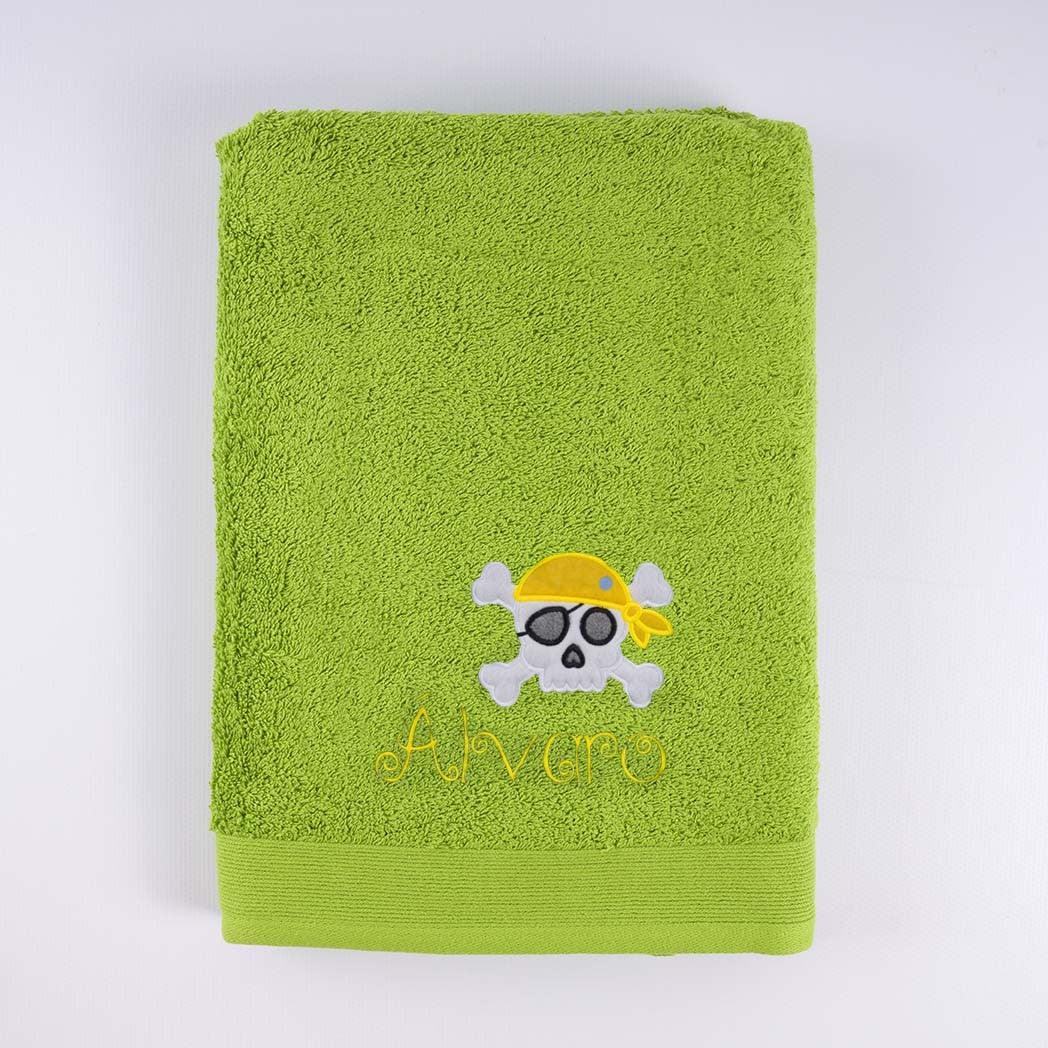 Toallas Personalizadas Niños Bordado Piratas Nanetes