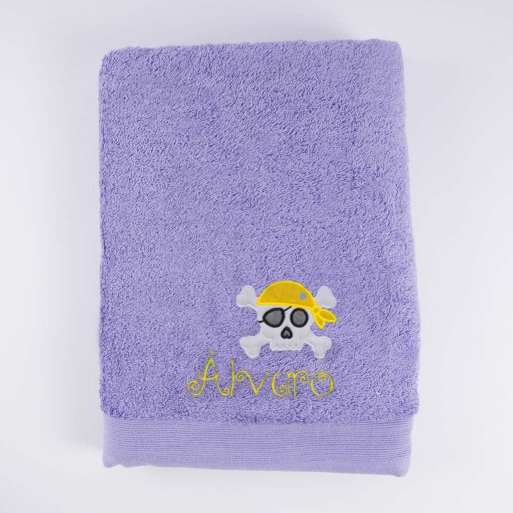 Toallas Personalizadas Niños Bordado Piratas Nanetes