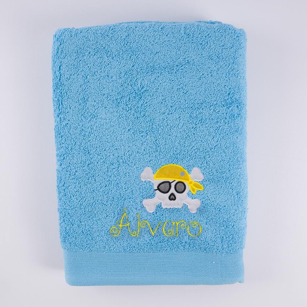 Toallas Personalizadas Niños Bordado Piratas Nanetes
