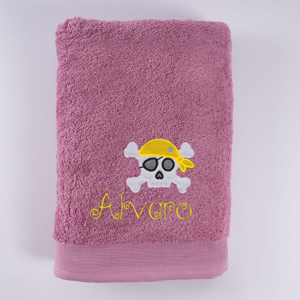Toallas Personalizadas Niños Bordado Piratas Nanetes