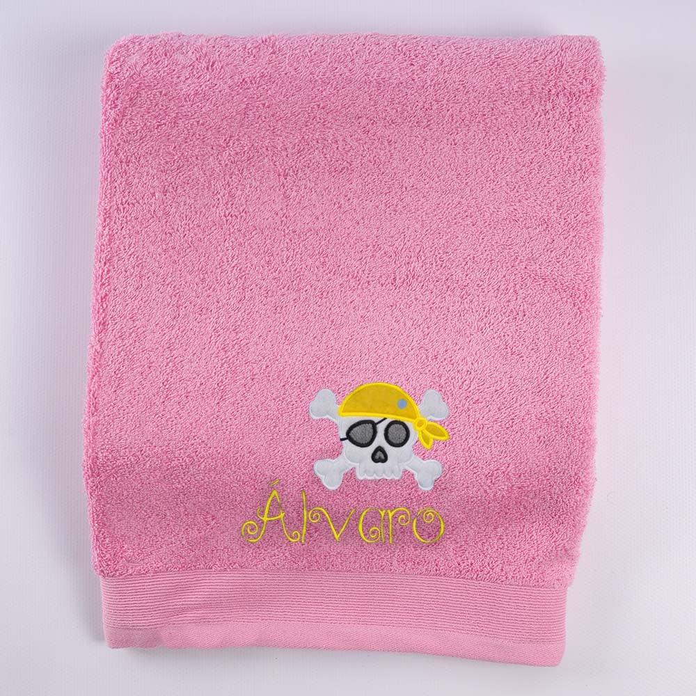 Toallas Personalizadas Niños Bordado Piratas Nanetes