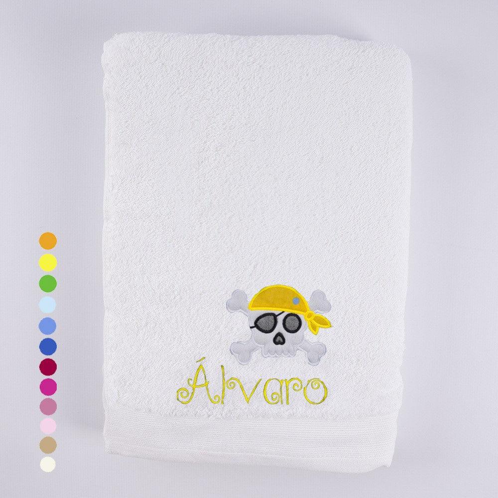 Toallas Personalizadas Niños Bordado Piratas Nanetes - Nanetes #