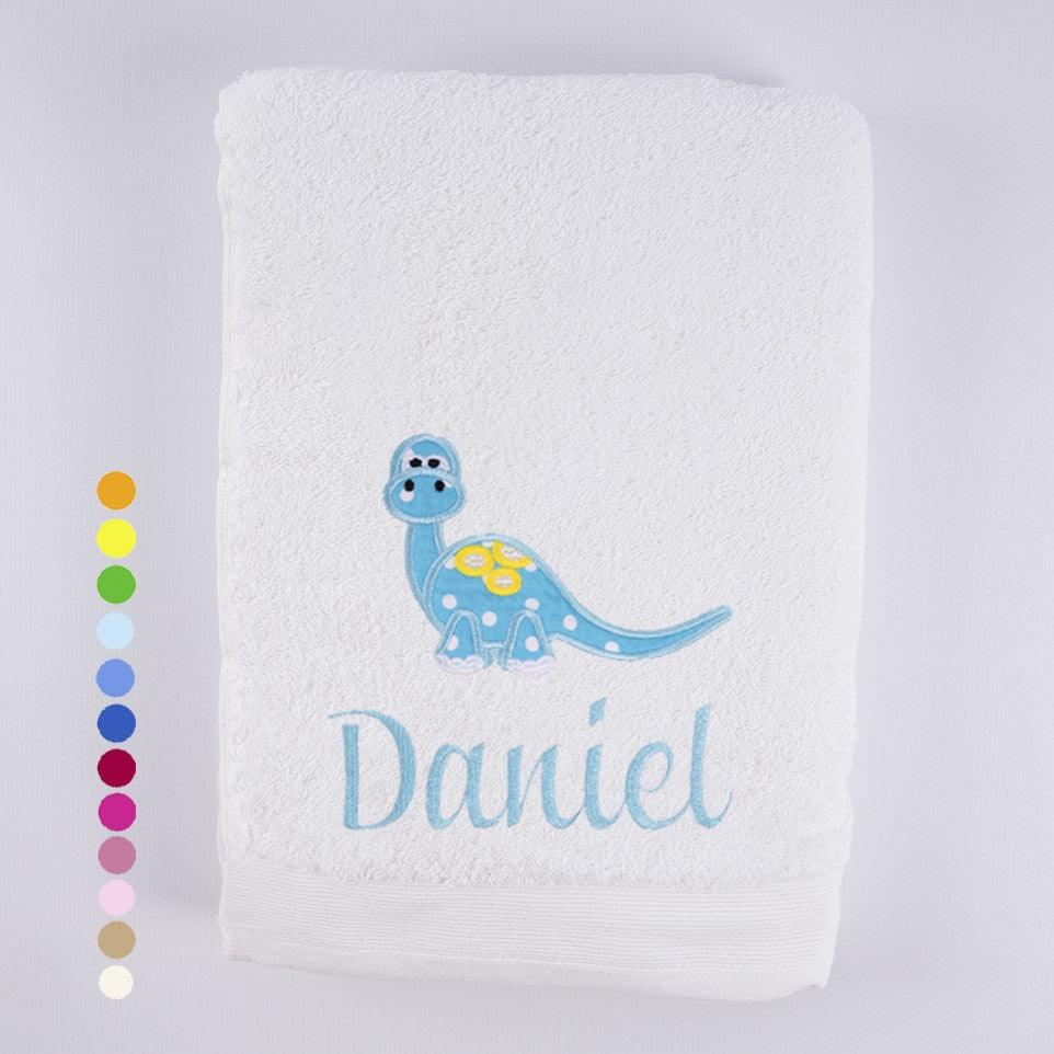 Toalla Personalizada Infantil Dinosaurios Nanetes - Nanetes #