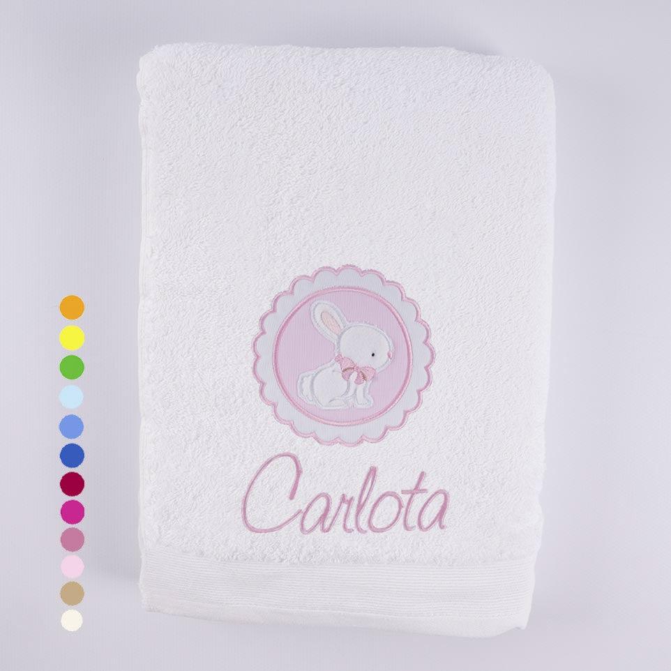 Toallas Personalizadas Niños Bordado Conejito Nanetes - Nanetes #