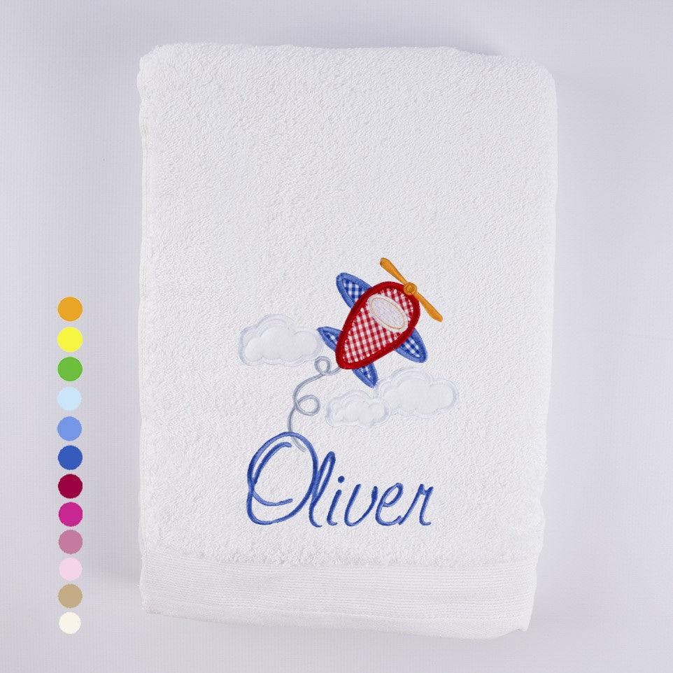 Toallas Personalizadas Avión en Nubes Nanetes - Nanetes #