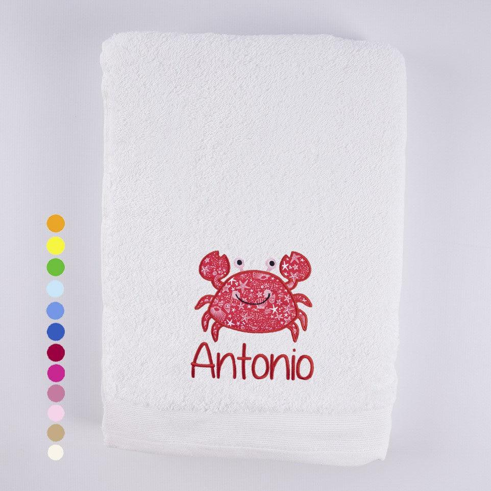 Toallas Personalizadas Bordadas Cangrejo Nanetes - Nanetes #