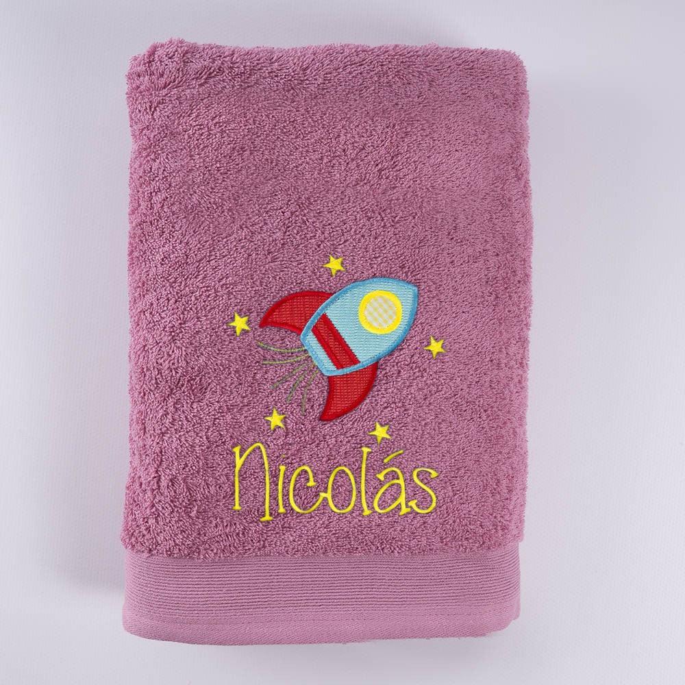 Toallas Personalizadas Cohete Estrellas Nanetes