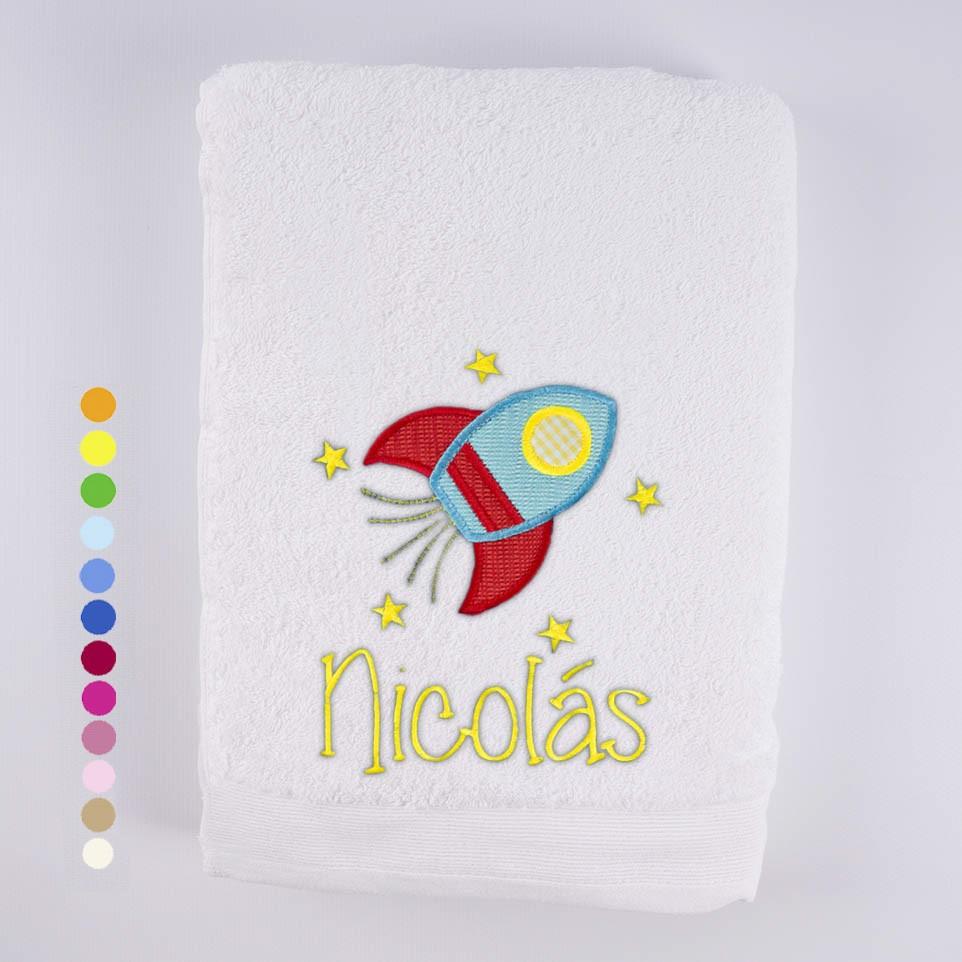 Toallas Personalizadas Cohete Estrellas Nanetes - Nanetes #