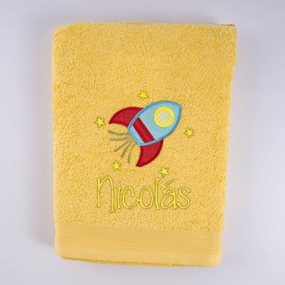 Toallas Personalizadas Cohete Estrellas Nanetes