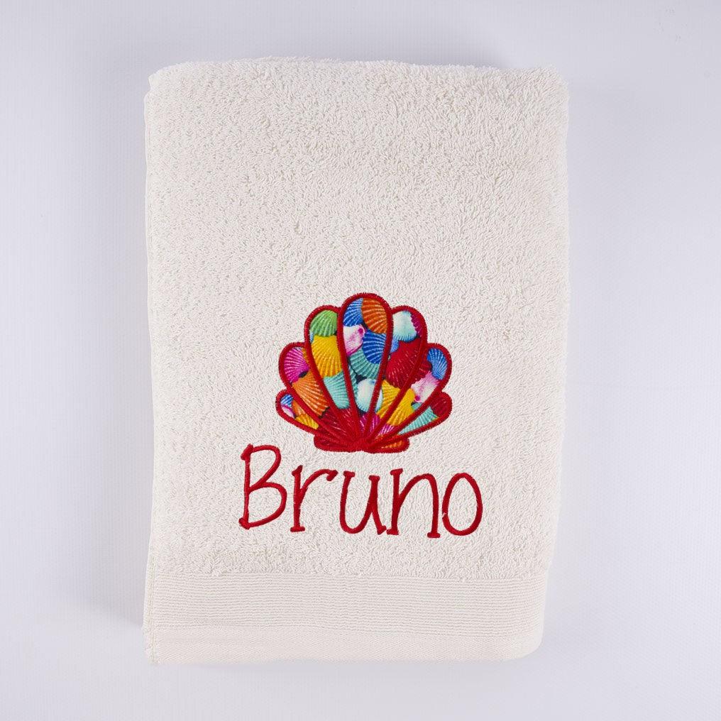 Toallas Personalizadas Bordadas Conchas Marinas Nanetes - Nanetes #