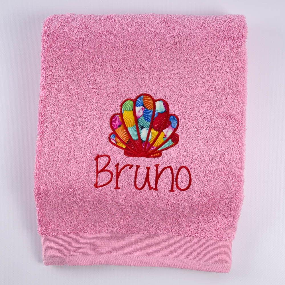 Toallas Personalizadas Bordadas Conchas Marinas Nanetes