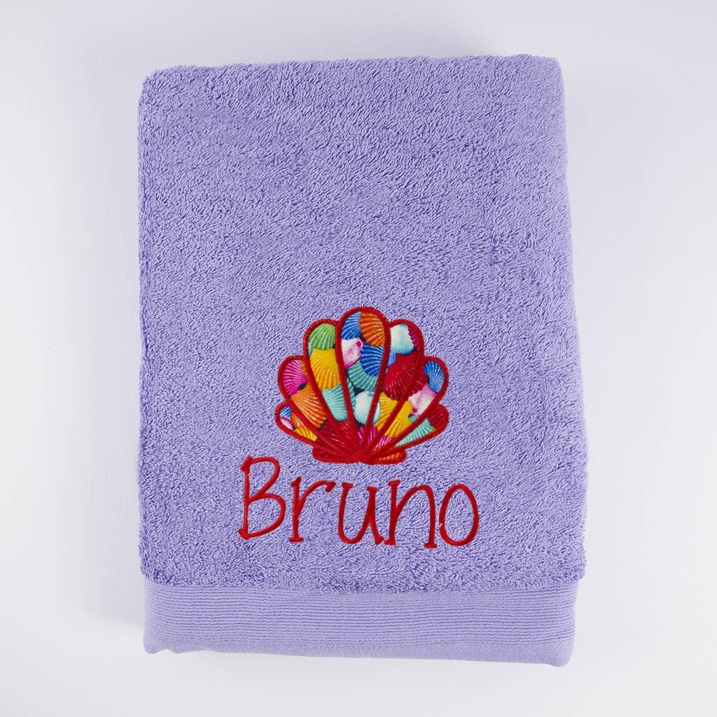 Toallas Personalizadas Bordadas Conchas Marinas Nanetes