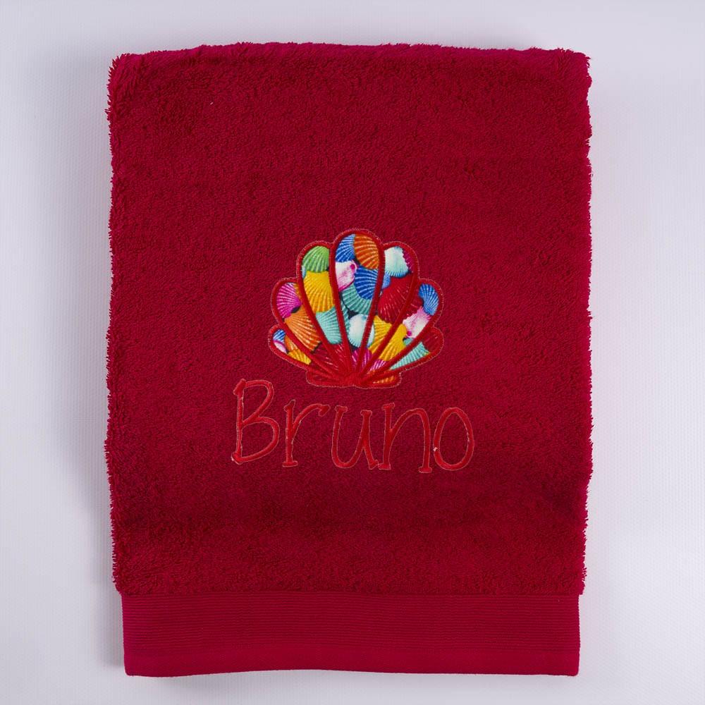 Toallas Personalizadas Bordadas Conchas Marinas Nanetes