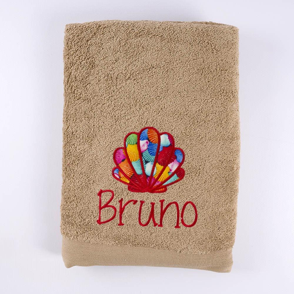 Toallas Personalizadas Bordadas Conchas Marinas Nanetes