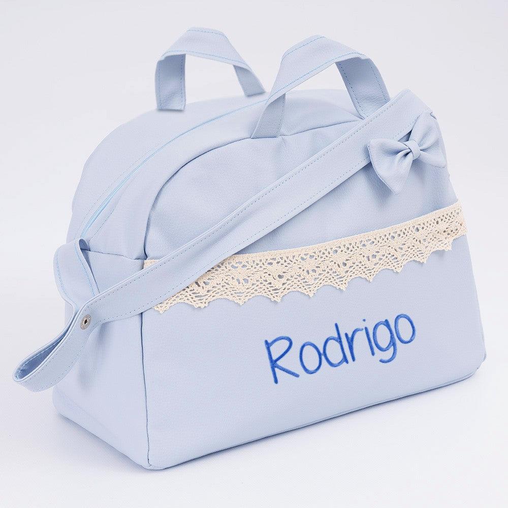 Bolso Maternidad Personalizado Penélope Celeste Nanetes - Nanetes #