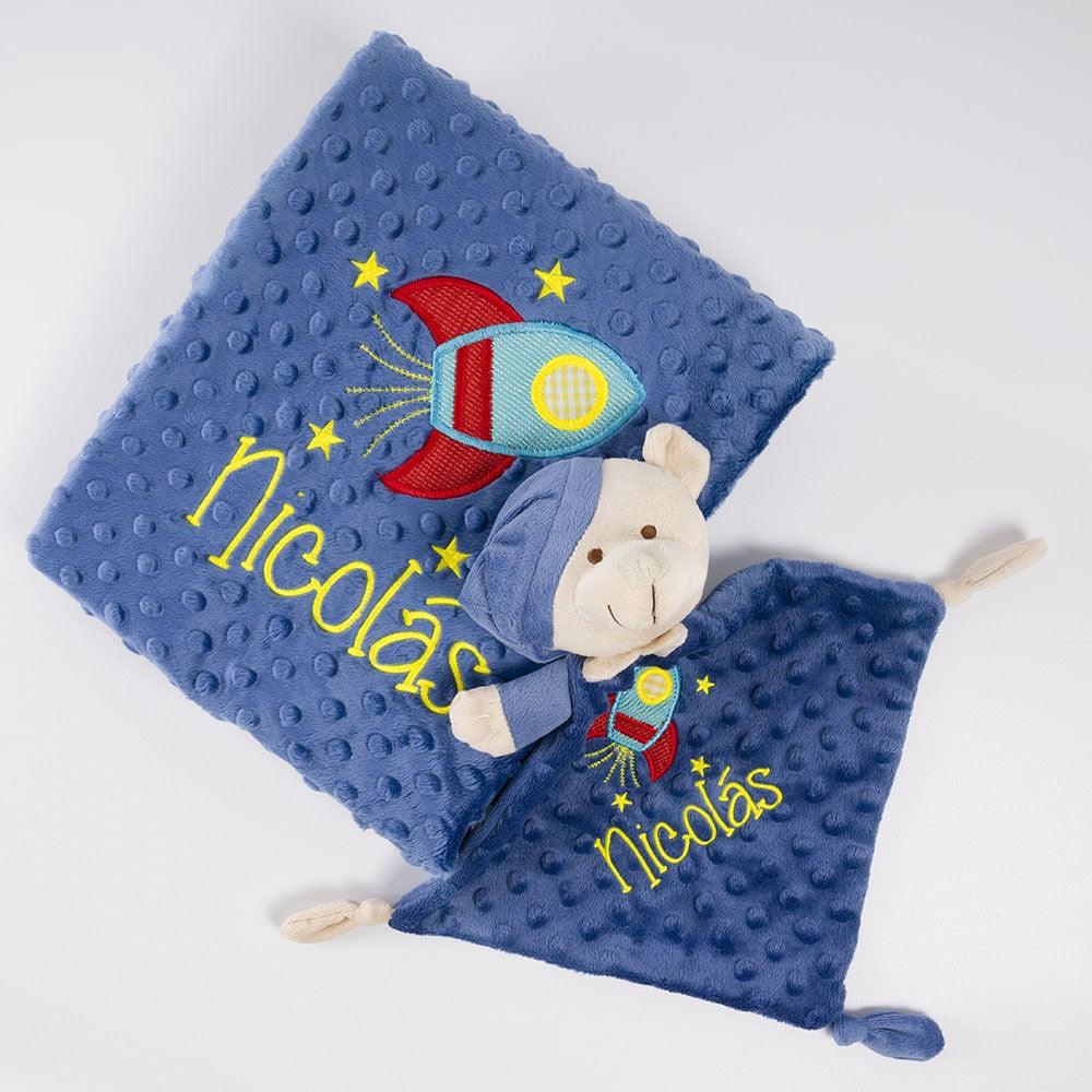 Manta con Dou Dou Personalizados Bebé Cohete Nanetes - Nanetes