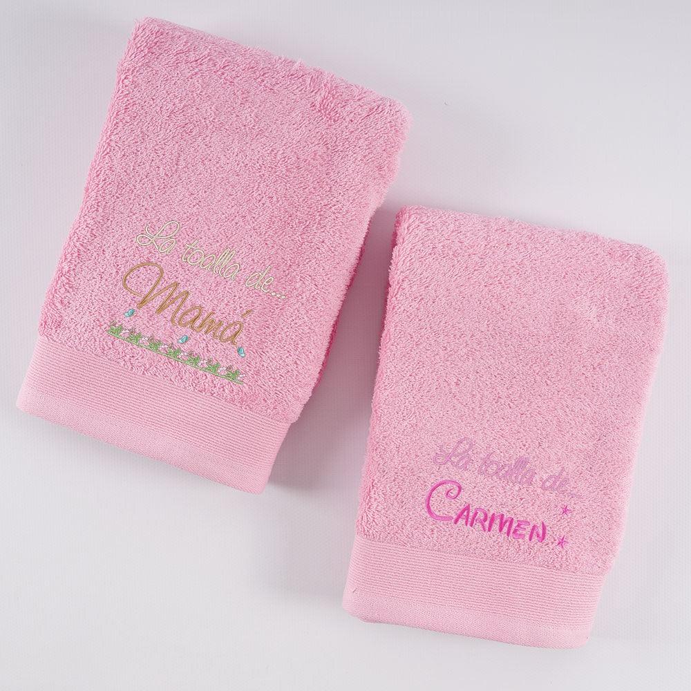 Juego de Toallas Personalizadas Mama-hijo a Juego Nanetes - Nanetes #