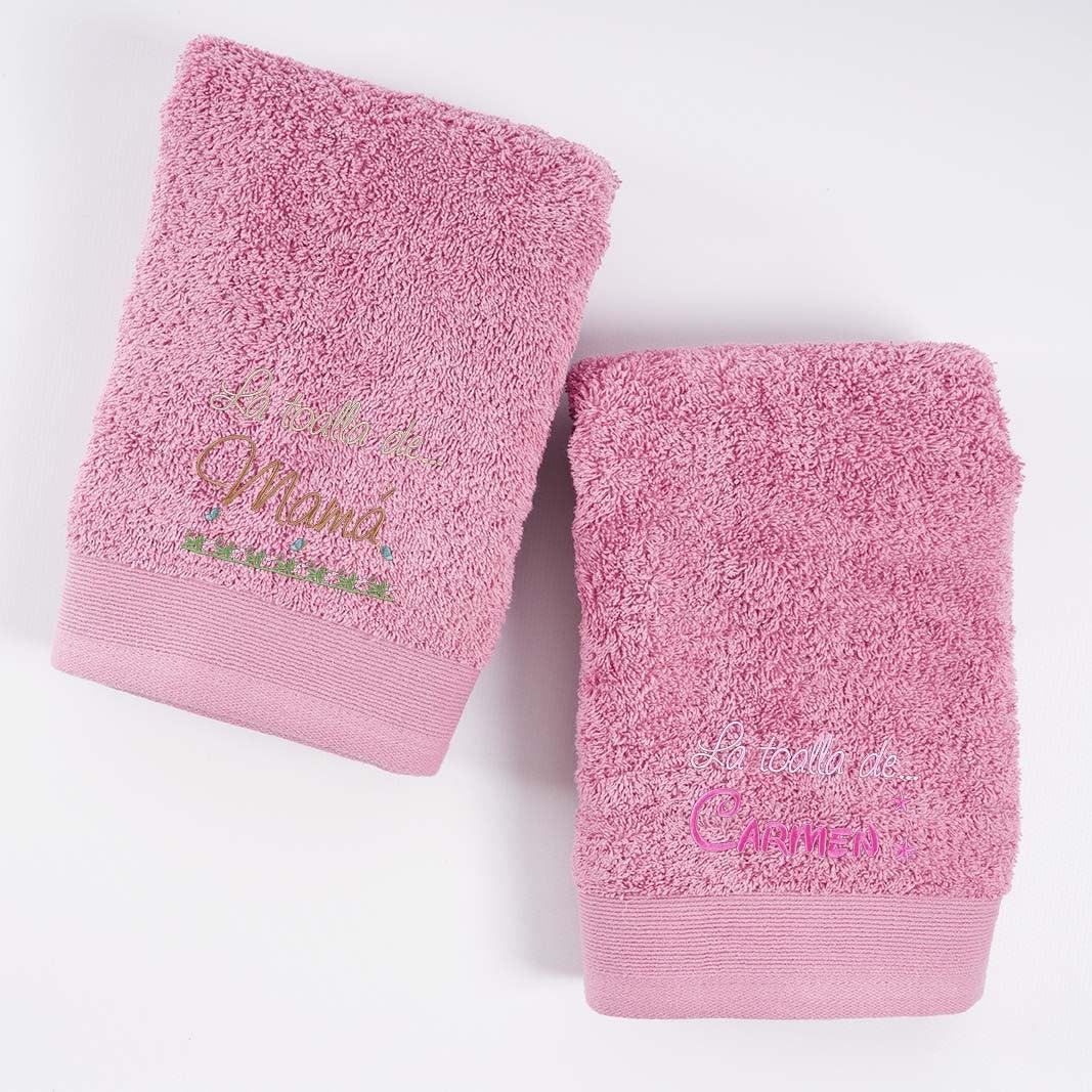 Juego de Toallas Personalizadas Mama-hijo a Juego Nanetes
