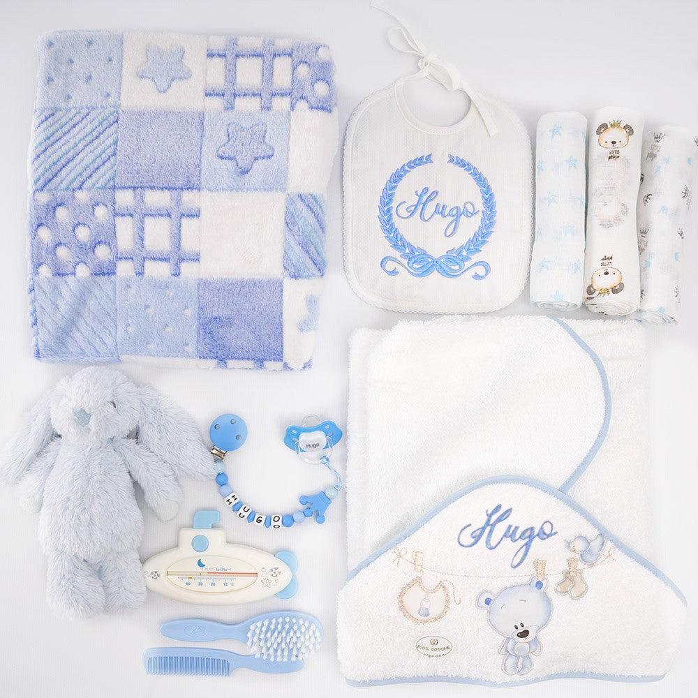 Cesta Regalo Personalizada Bebé Recien Nacido Maxi Completa - Nanetes #