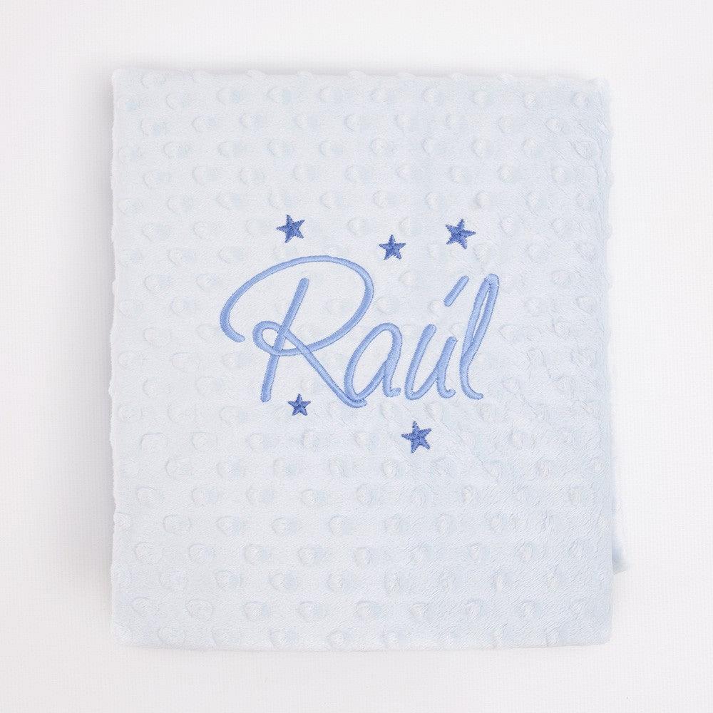 Manta Bebe Personalizada Bordada 5 Estrellas Nanetes - Nanetes #