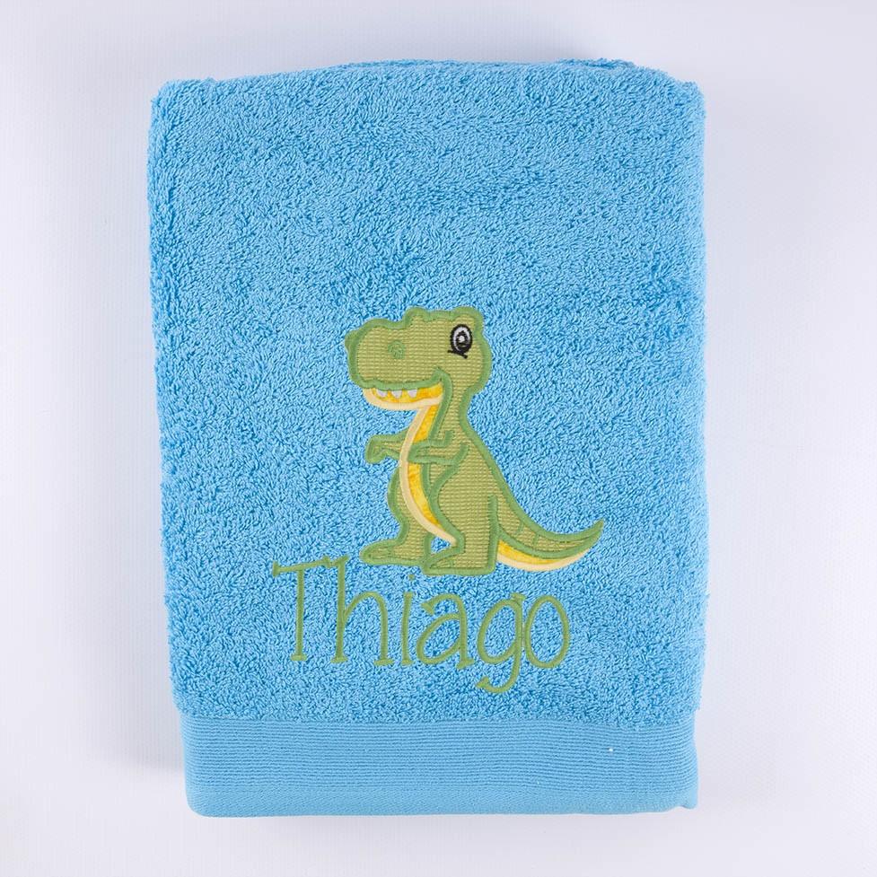 Toallas Personalizadas Niños Dinosaurio T Rex Grande Nanetes - Nanetes #