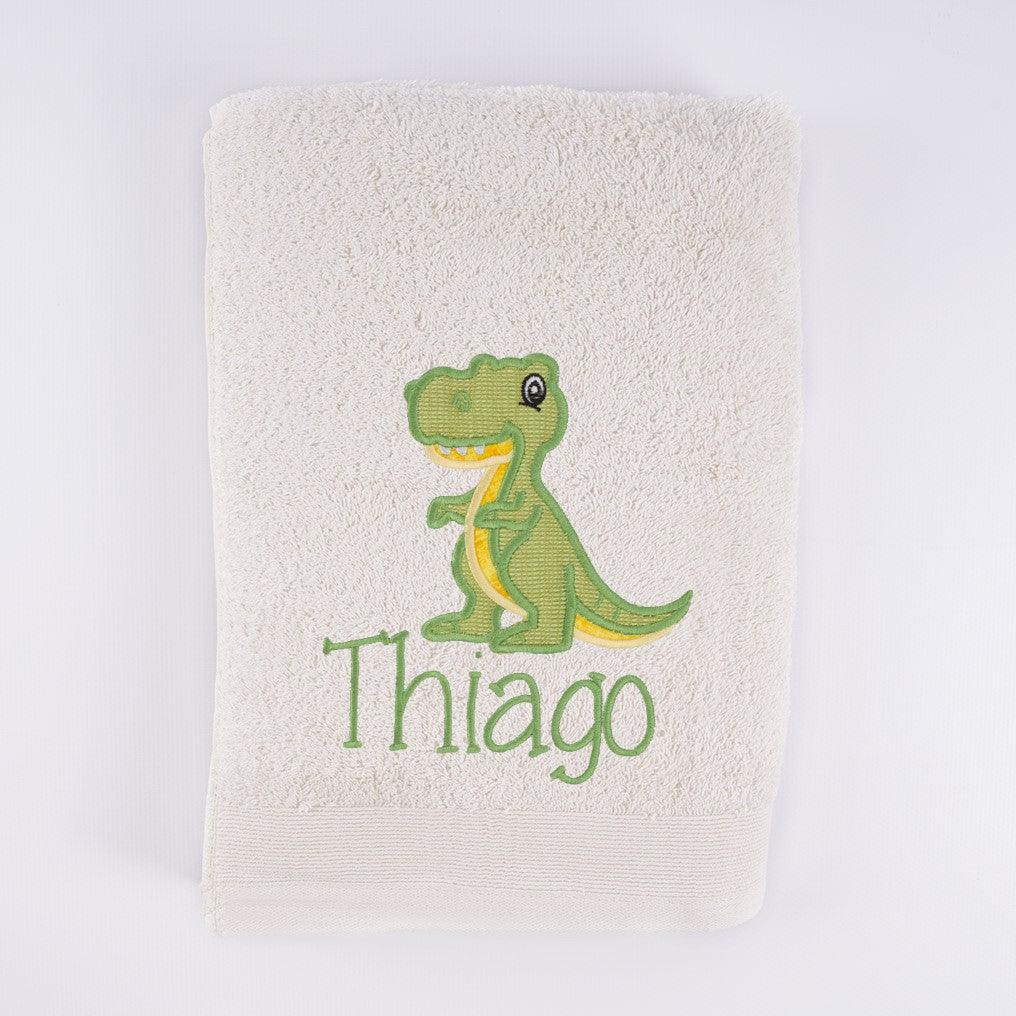 Toallas Personalizadas Niños Dinosaurio T Rex Grande Nanetes - Nanetes #