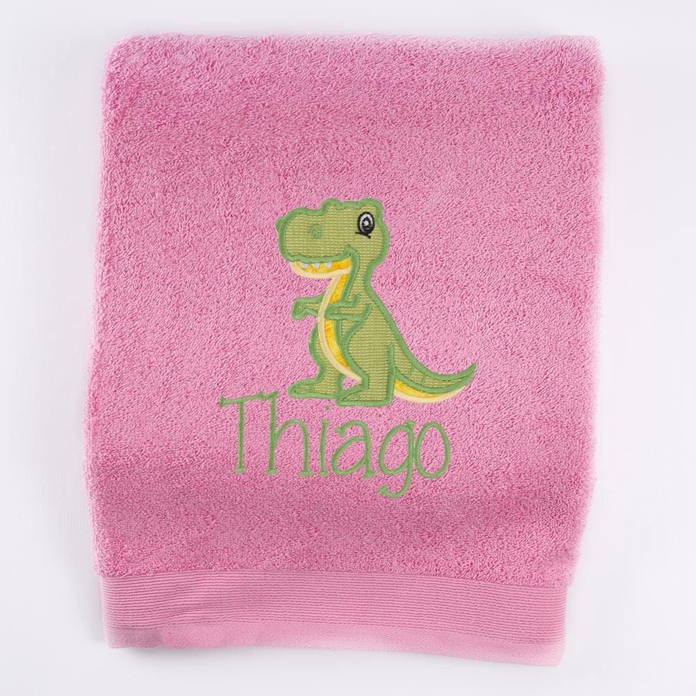Toallas Personalizadas Niños Dinosaurio T Rex Grande Nanetes - Nanetes #