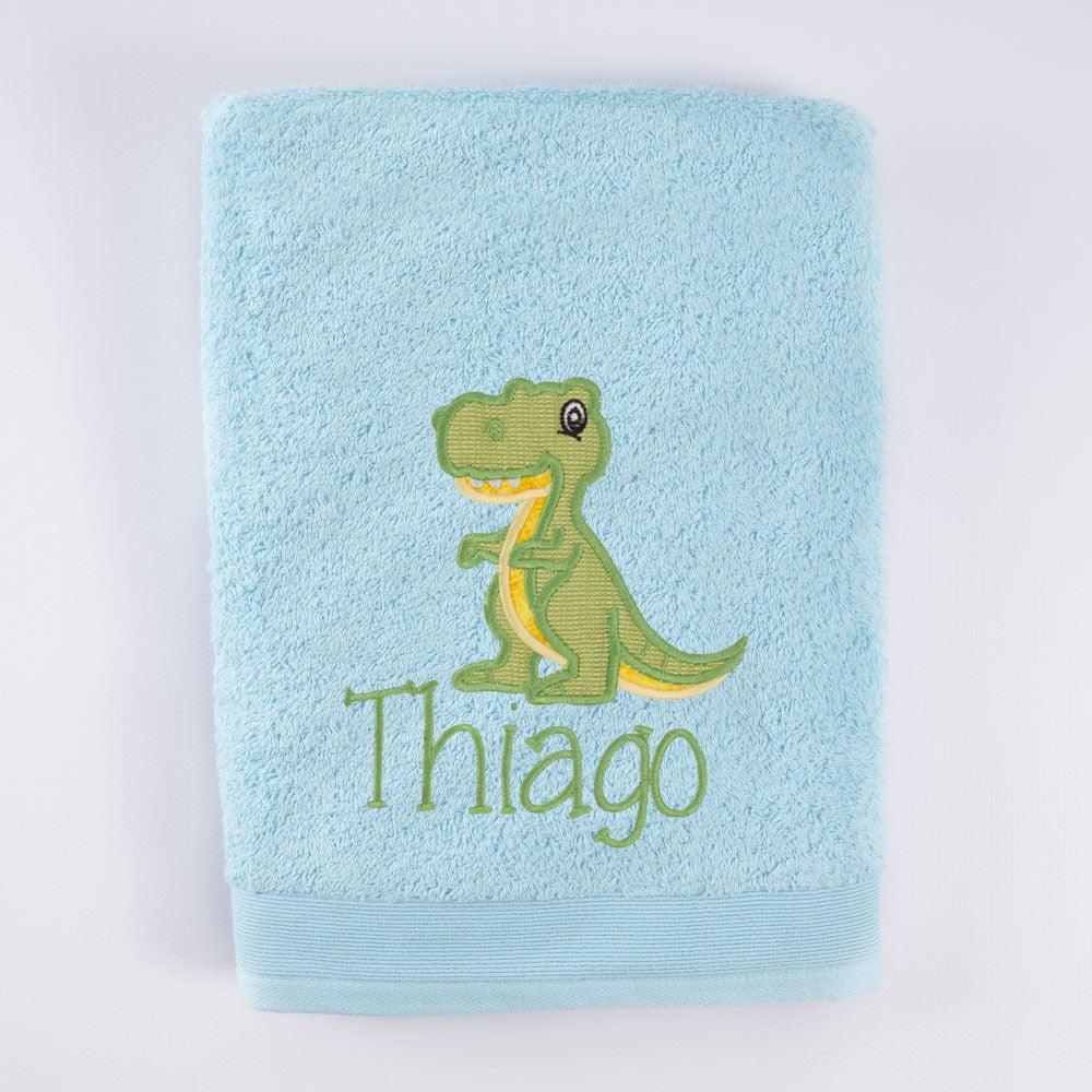 Toallas Personalizadas Niños Dinosaurio T Rex Grande Nanetes - Nanetes #