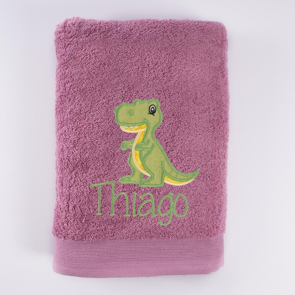 Toallas Personalizadas Niños Dinosaurio T Rex Grande Nanetes