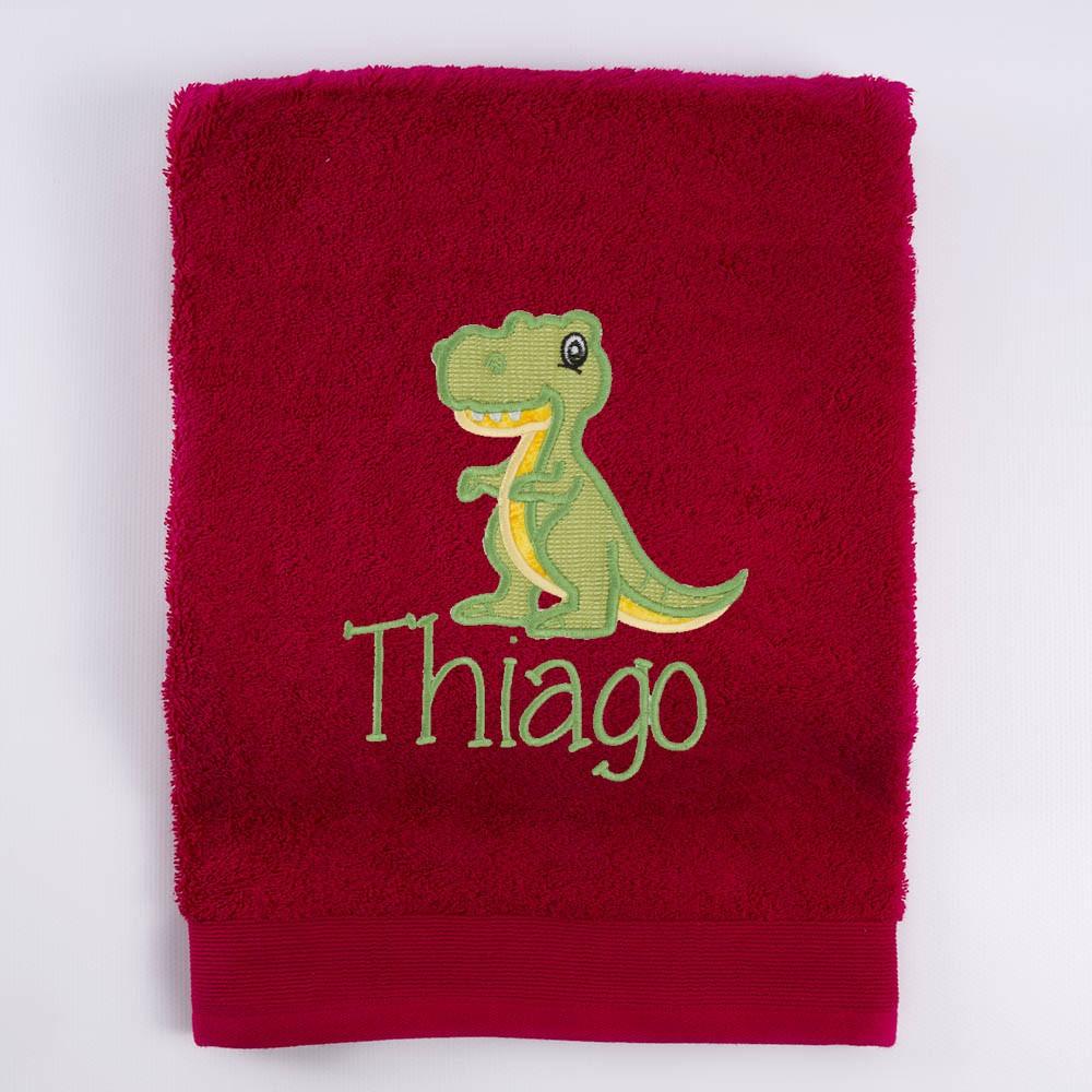 Toallas Personalizadas Niños Dinosaurio T Rex Grande Nanetes