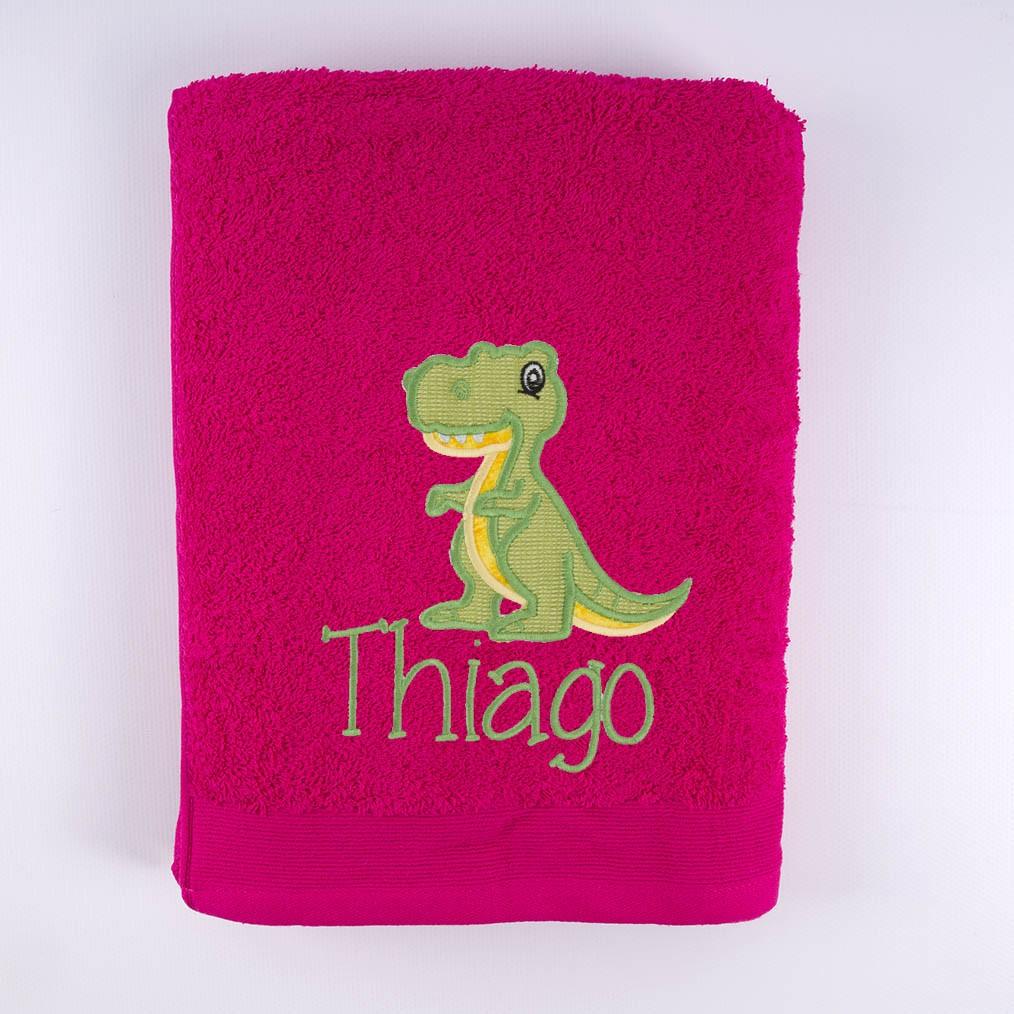 Toallas Personalizadas Niños Dinosaurio T Rex Grande Nanetes