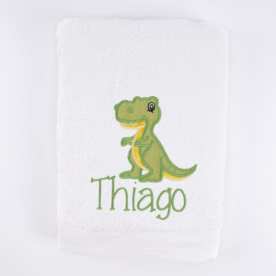 Toallas Personalizadas Niños Dinosaurio T Rex Grande Nanetes