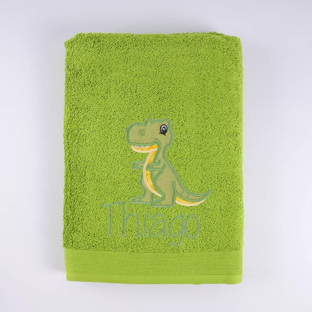 Toallas Personalizadas Niños Dinosaurio T Rex Grande Nanetes