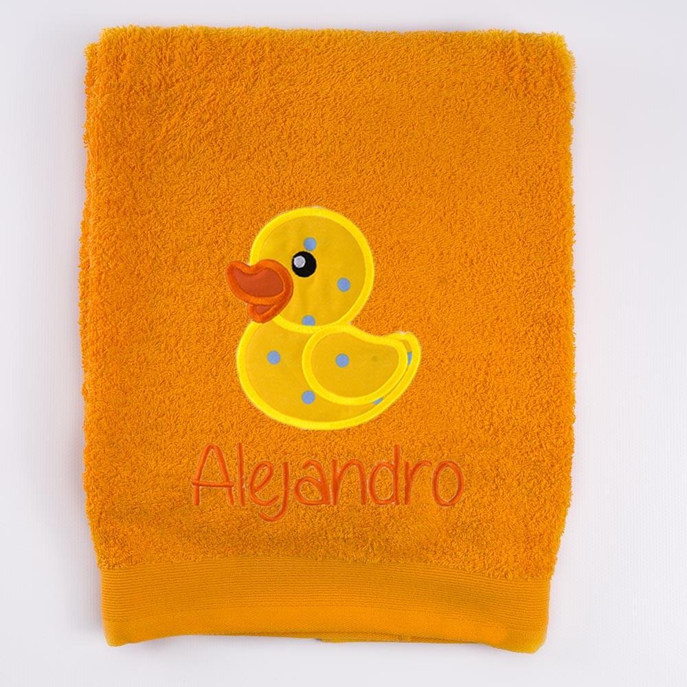 Toallas Personalizadas Bordadas Patito de Goma Nanetes - Nanetes #