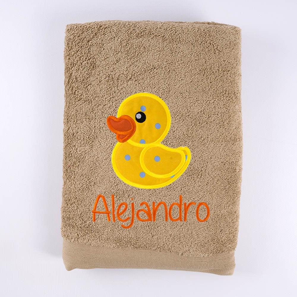 Toallas Personalizadas Bordadas Patito de Goma Nanetes - Nanetes #