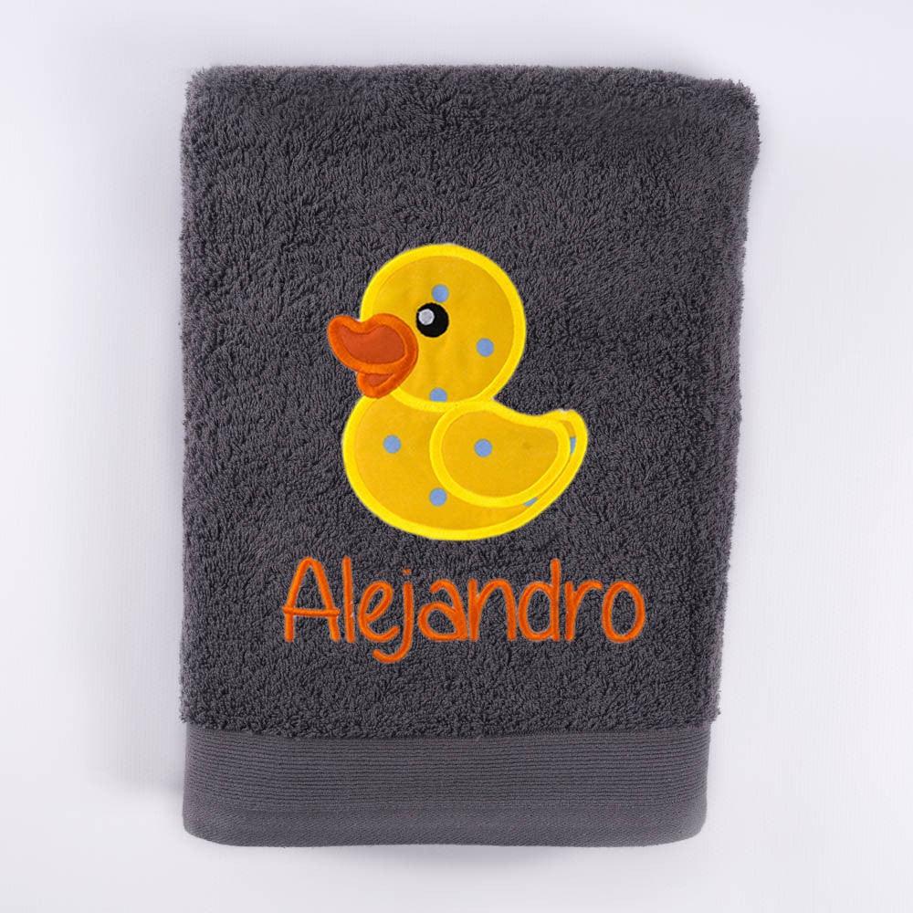 Toallas Personalizadas Bordadas Patito de Goma Nanetes