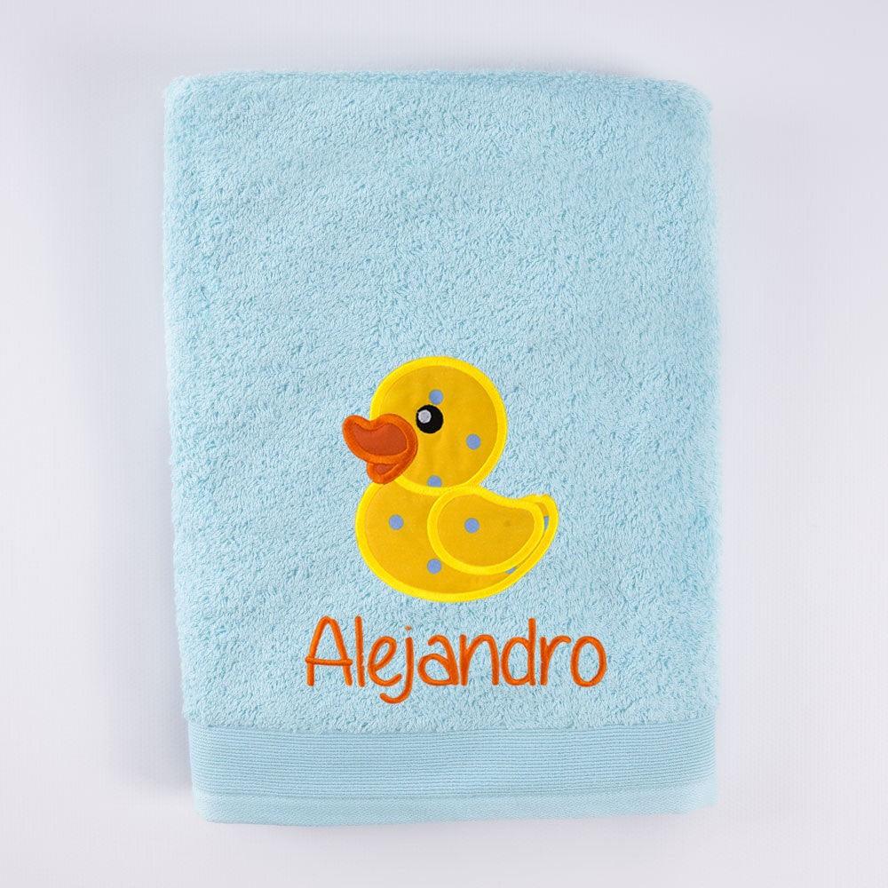 Toallas Personalizadas Bordadas Patito de Goma Nanetes
