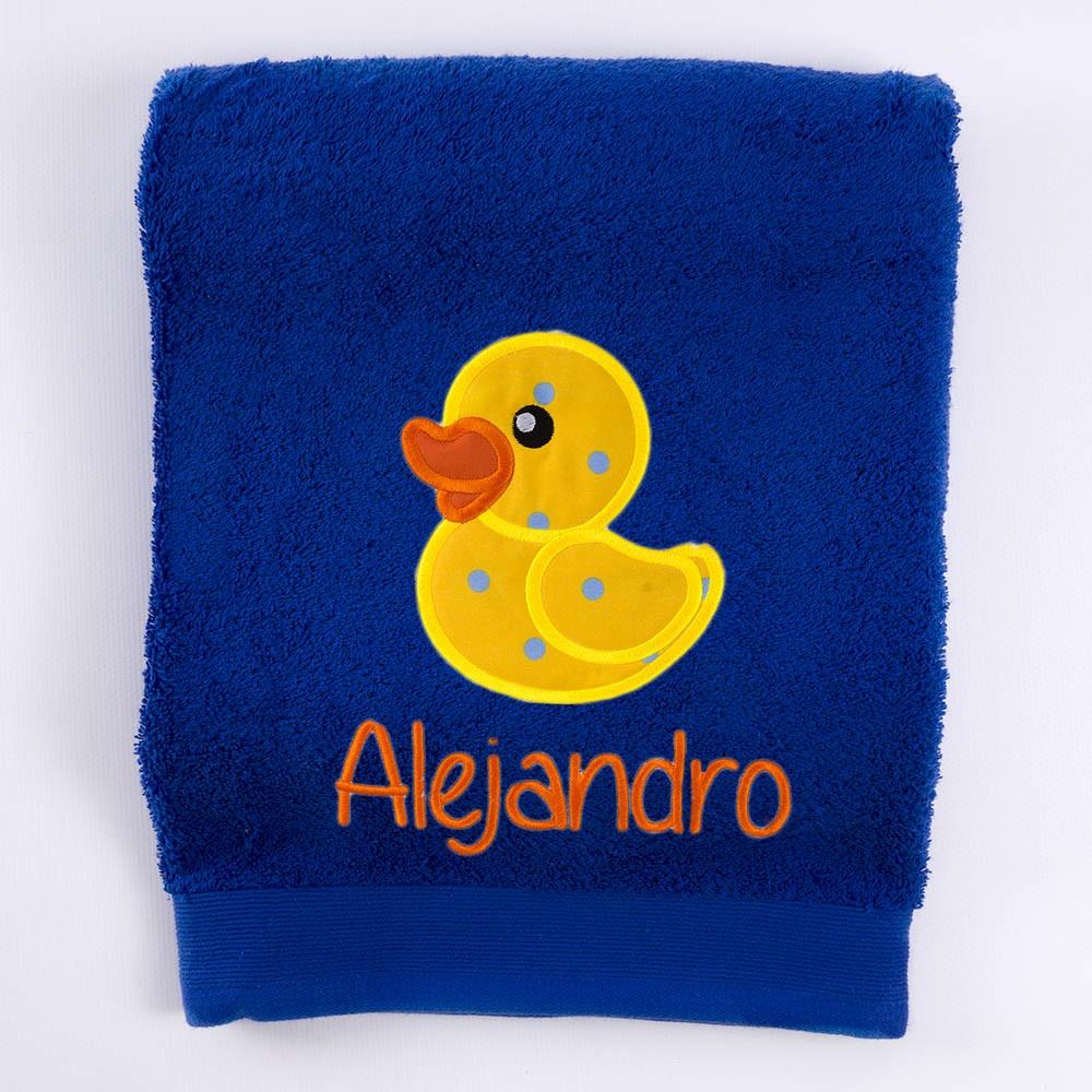 Toallas Personalizadas Bordadas Patito de Goma Nanetes