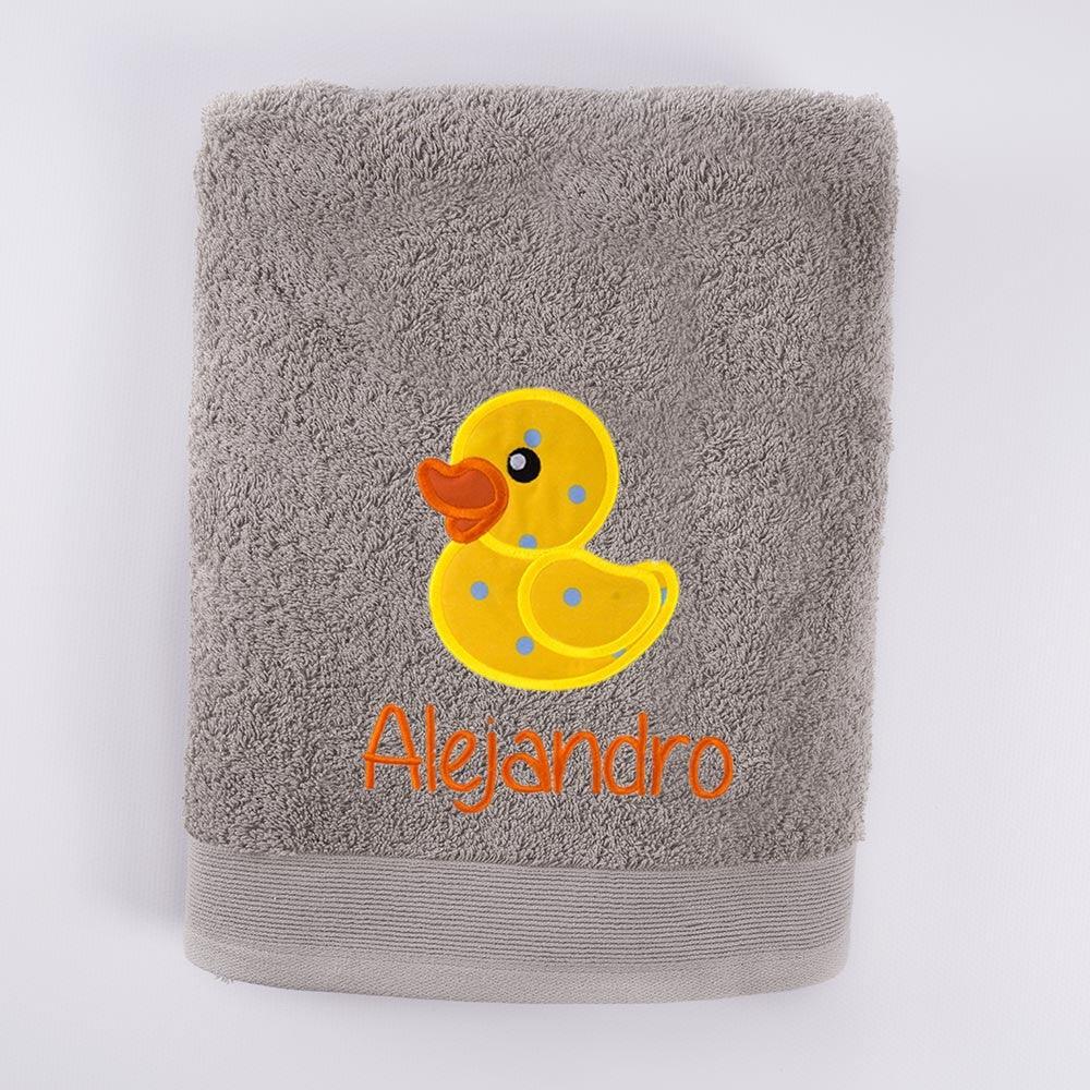 Toallas Personalizadas Bordadas Patito de Goma Nanetes