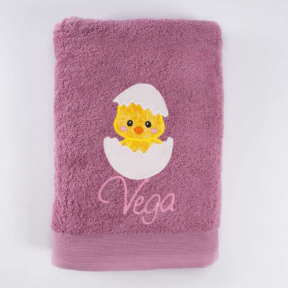 Toallas Personalizadas Pollito cascaron Nanetes