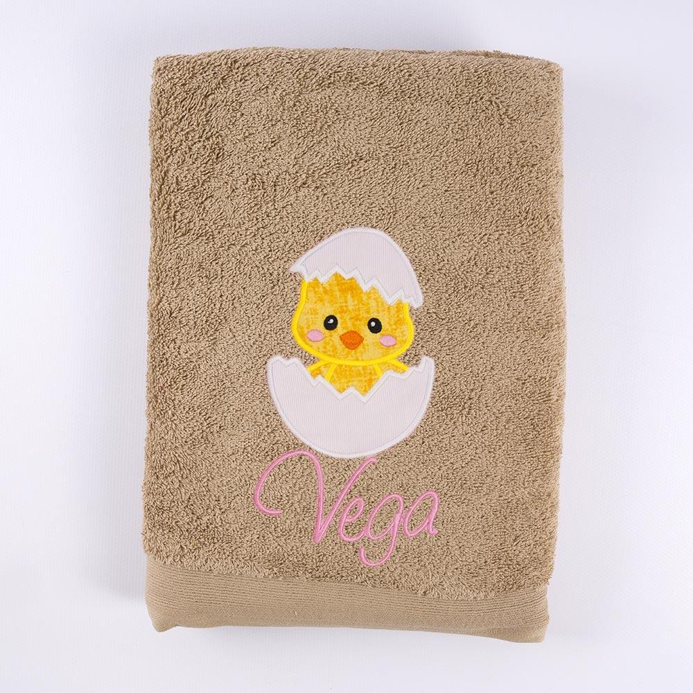 Toallas Personalizadas Pollito cascaron Nanetes