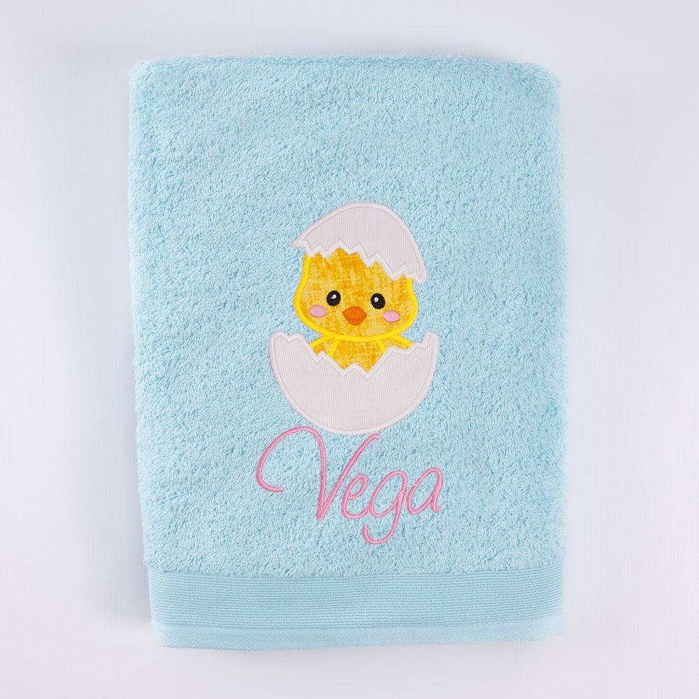 Toallas Personalizadas Pollito cascaron Nanetes