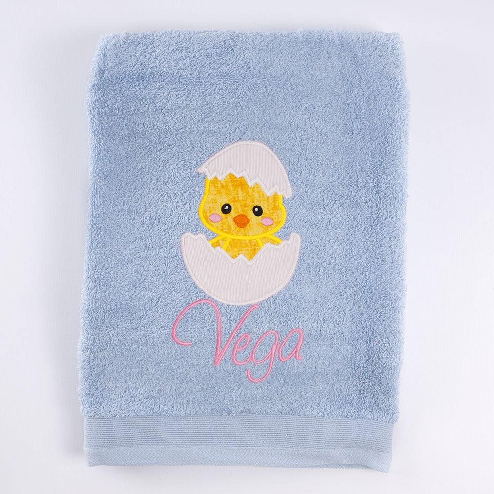 Toallas Personalizadas Pollito cascaron Nanetes