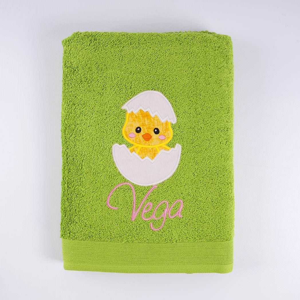 Toallas Personalizadas Pollito cascaron Nanetes